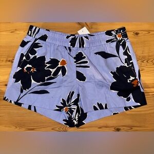 J CREW Floral Women's Shorts in Blue
